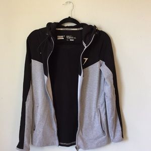 Gym shark drawstring hoodie